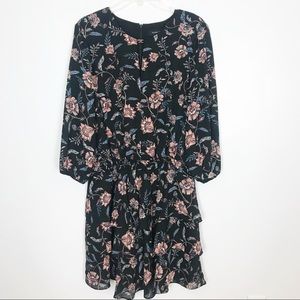 Sz 12 Ivan’s Trump black print dress elastic waste